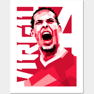 Virgil van dijk Posters and Art